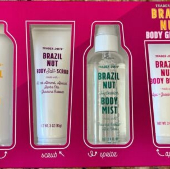 trader joes Makeup Brazil Nut Gift Set Trader Joes Poshmark